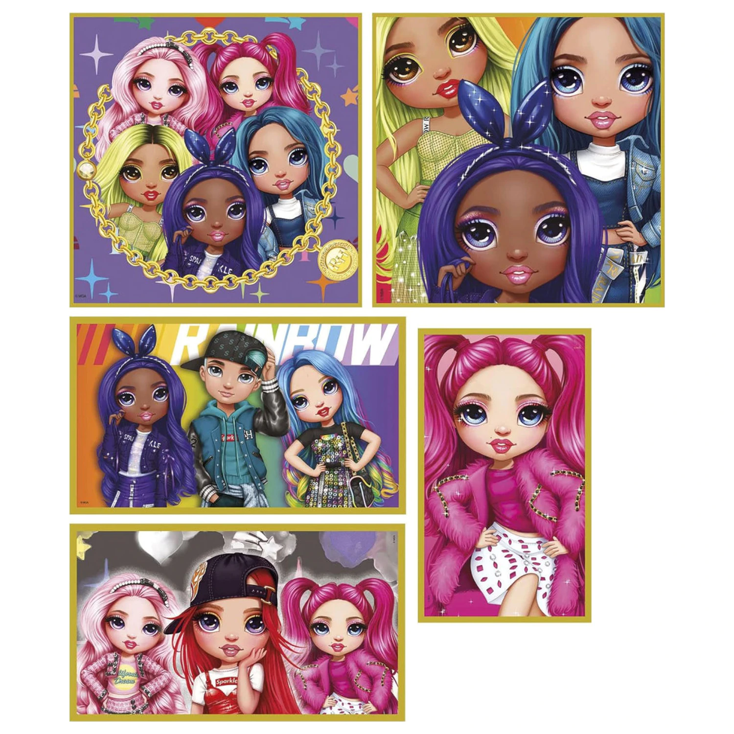 Rainbow High Personalities Puzzle 10 w 1 Clementoni zdjęcie produktu