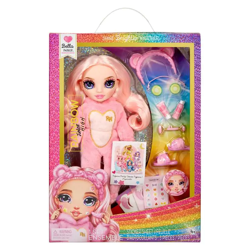 Rainbow High piżama party Bella lalka 22 cm zdjęcie produktu