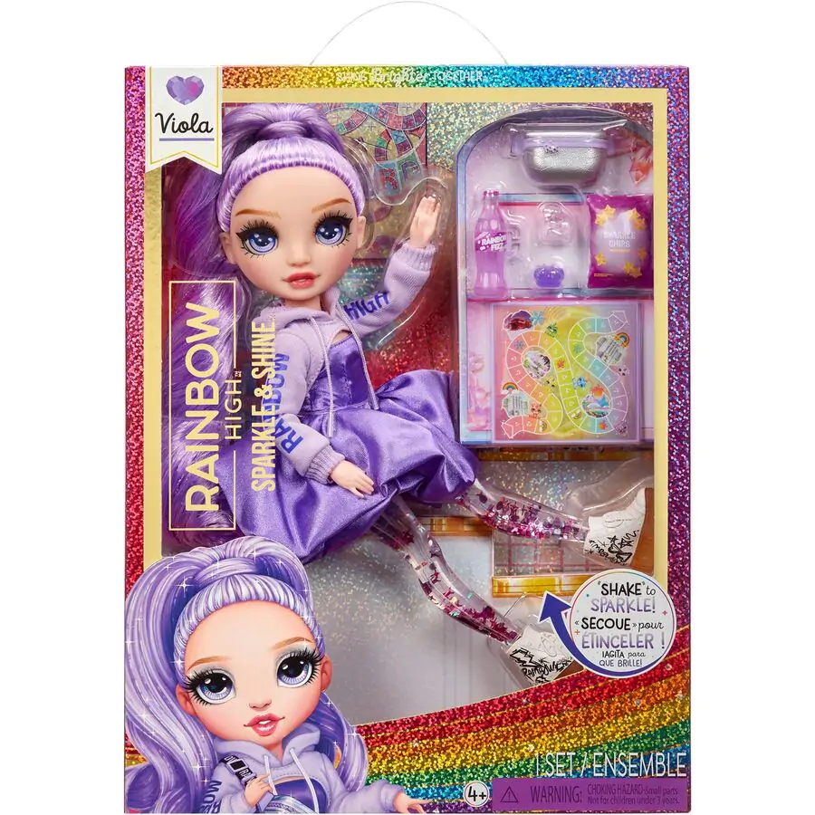 Lalka Rainbow High Sparkle & Shine Viola doll zdjęcie produktu