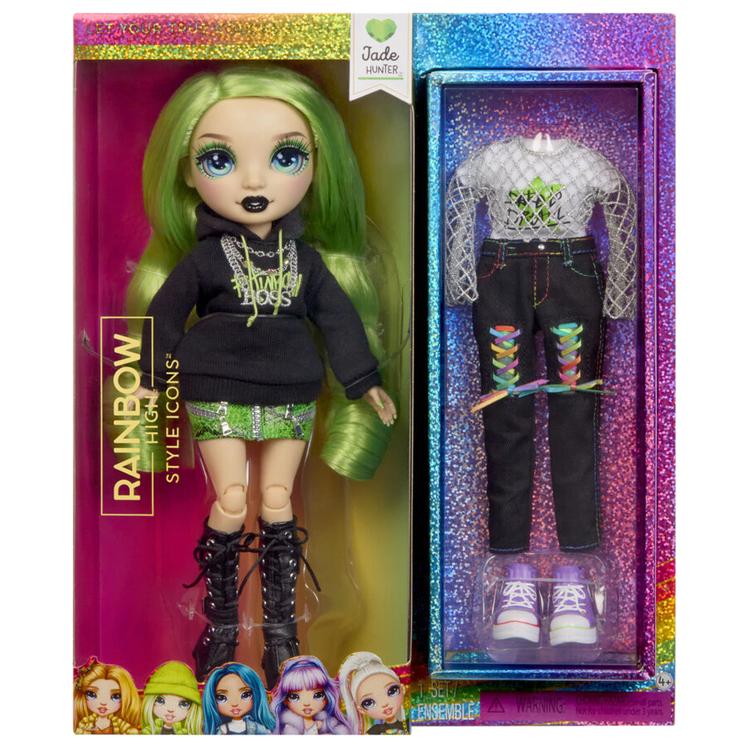 Rainbow High Style Icons Fashion Dolls lalka Jade zdjęcie produktu