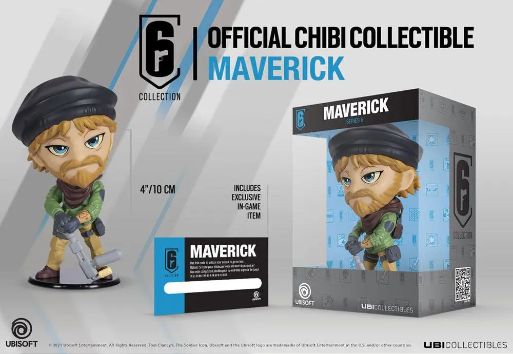 Rainbow Six Siege 6 Collection Figurka Chibi Seria 6 Maverick 10 cm zdjęcie produktu