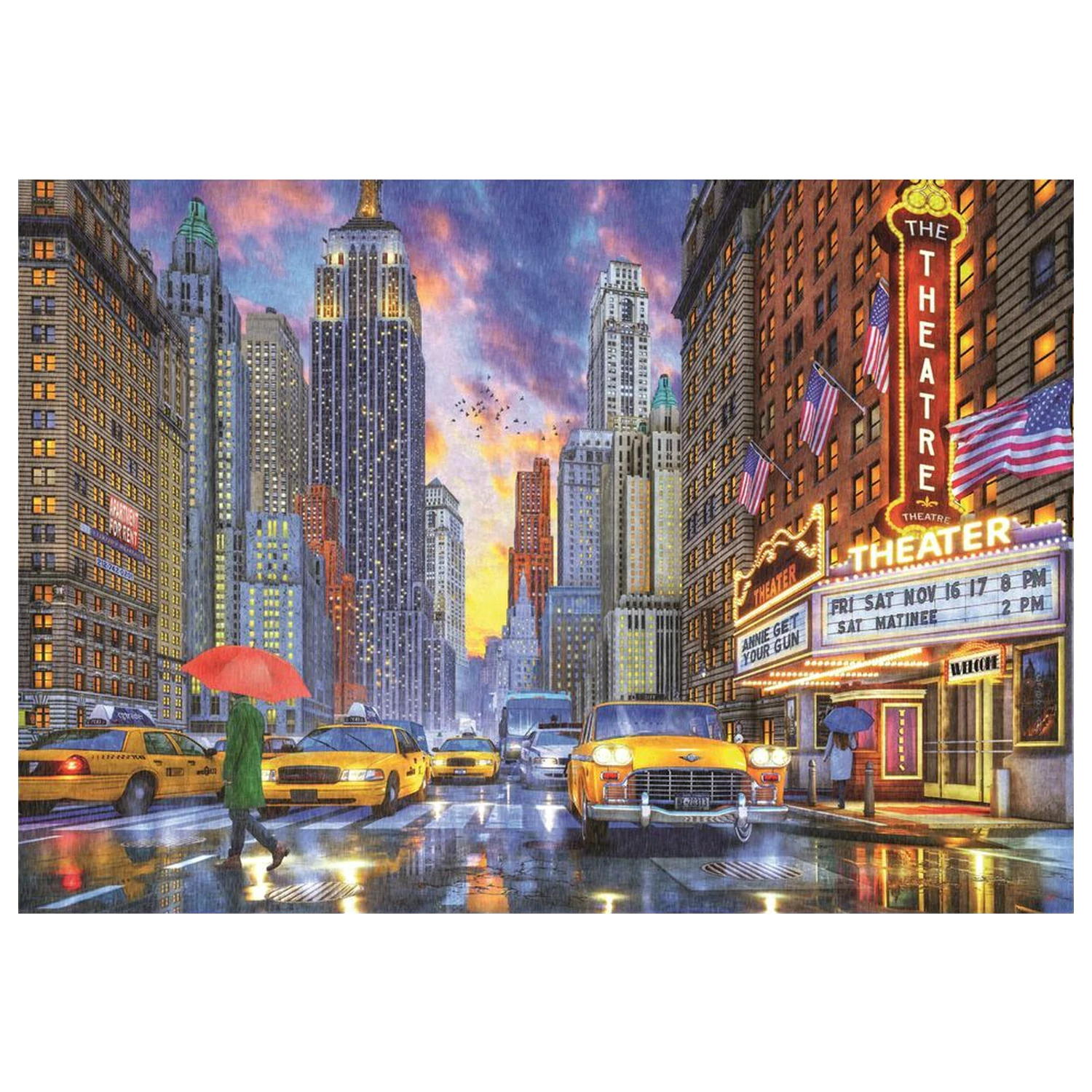 Rainy Manhattan puzzle 2000 elementów zdjęcie produktu