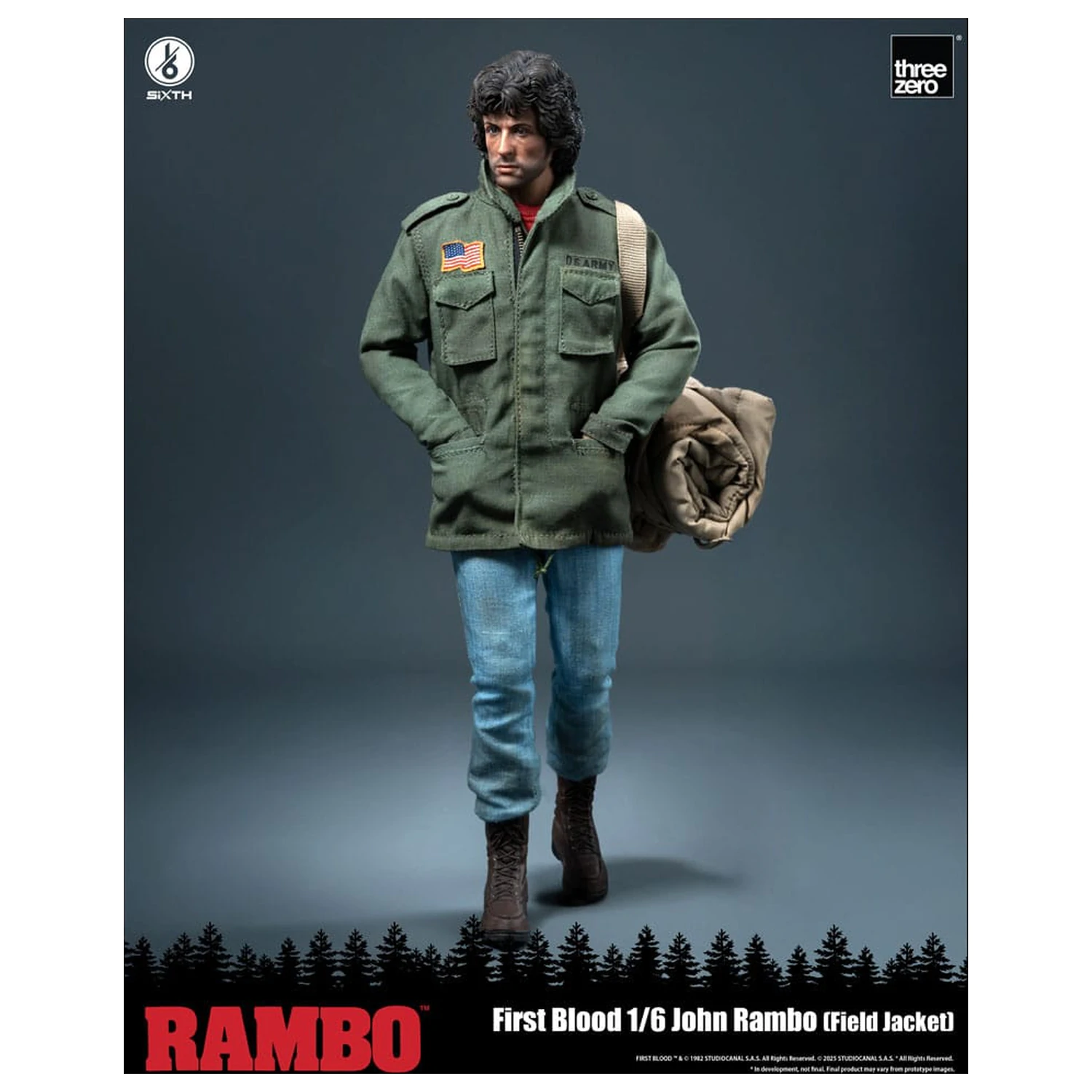 Rambo: Pierwsza krew figurka akcji 1/6 John Rambo (Kurtka polowa) 31 cm zdjęcie produktu
