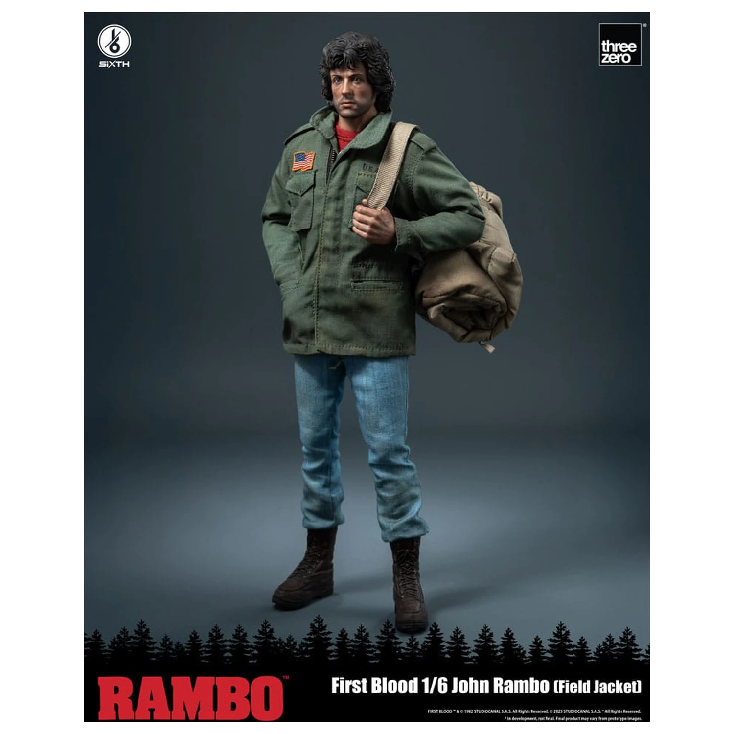Rambo: Pierwsza krew figurka akcji 1/6 John Rambo (Kurtka polowa) 31 cm zdjęcie produktu