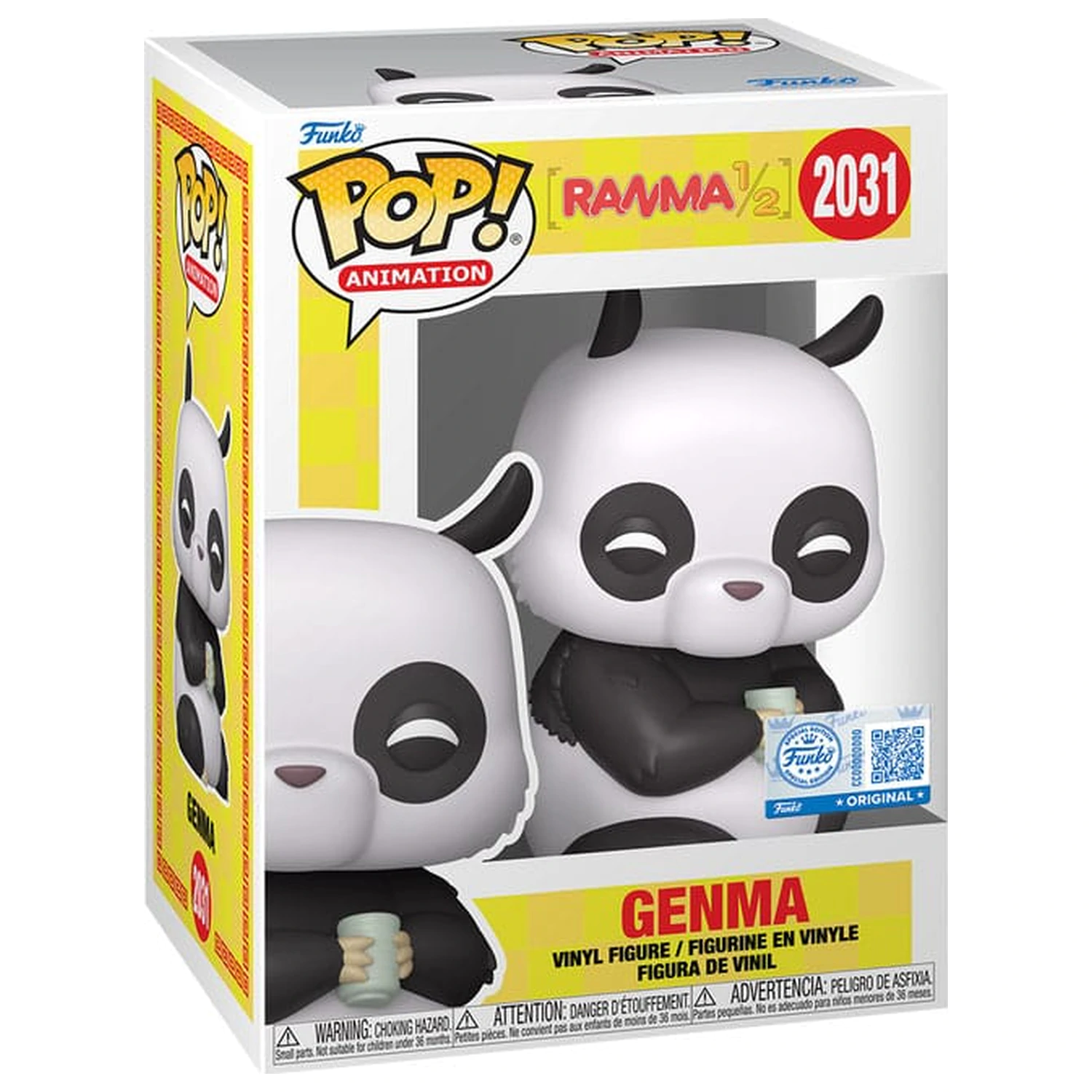 Ranma 1/2 Funko POP! Animation Winylowa Figurka Genma (Panda) Exclusive Edition 9 cm zdjęcie produktu