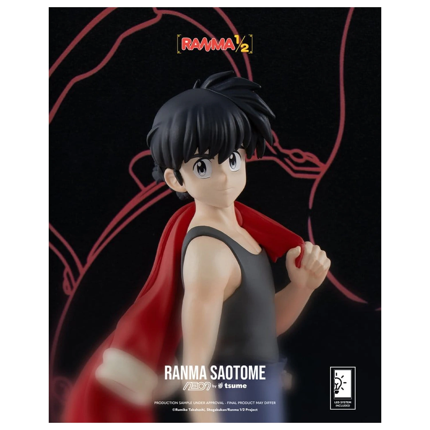 Figurka Ranma Neon 1/9 Ranma Saotome Boy 20 cm zdjęcie produktu