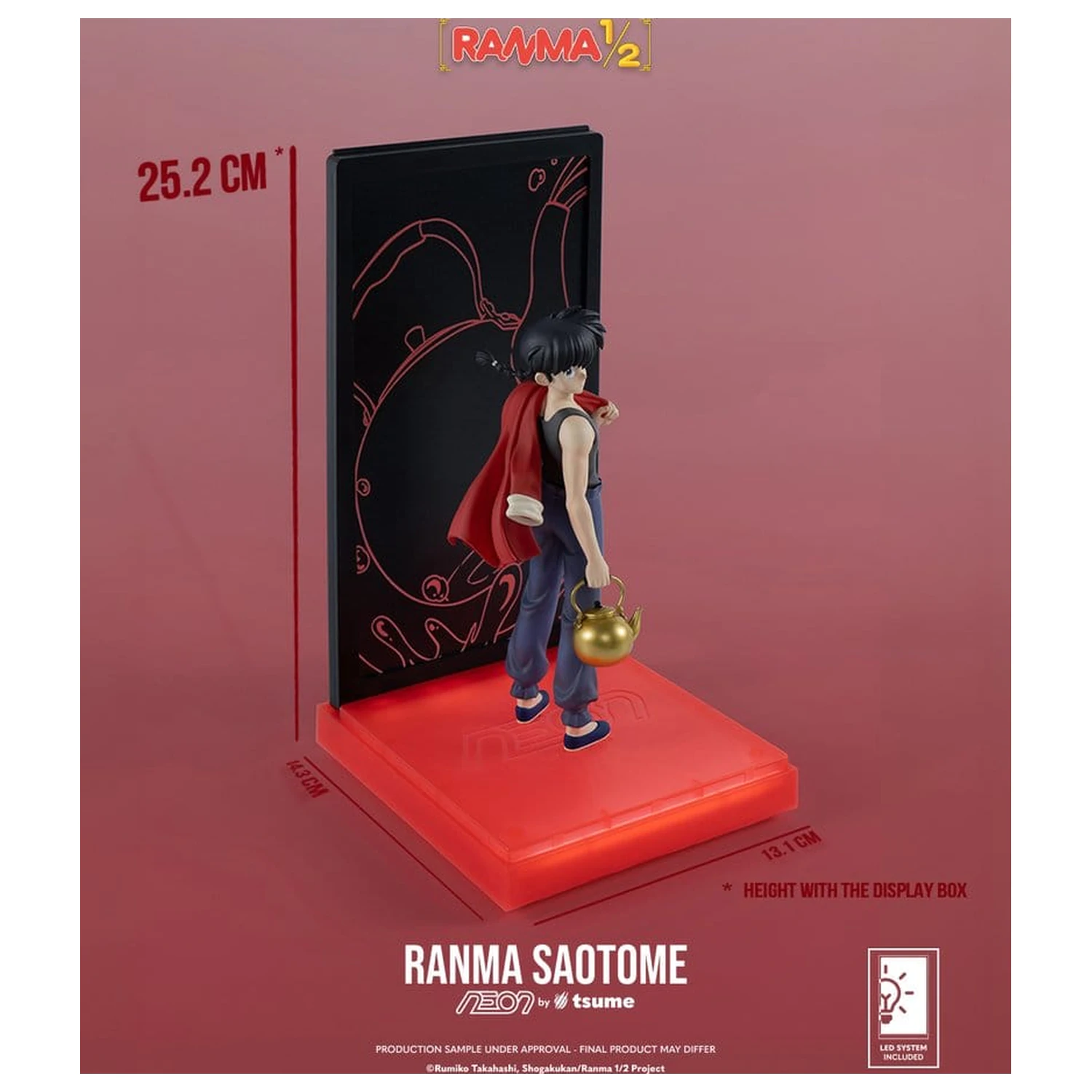 Figurka Ranma Neon 1/9 Ranma Saotome Boy 20 cm zdjęcie produktu