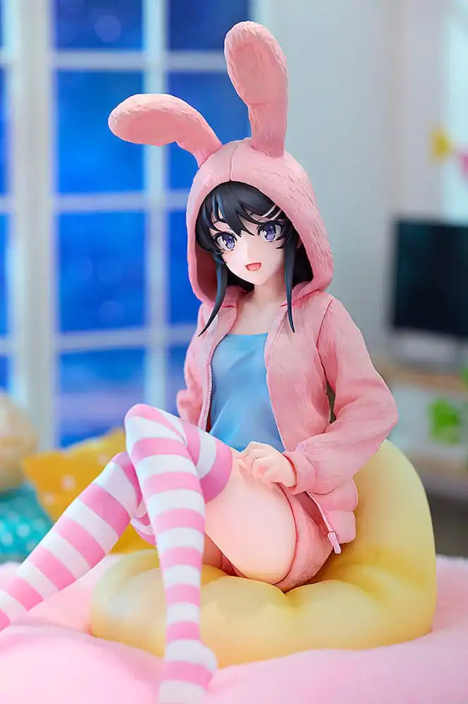 Rascal Does Not Dream of a Knapsack Kid Figurka PVC 1/7 Mai Sakurajima Hoodie Look Rabbit Ears Ver. 18 cm zdjęcie produktu