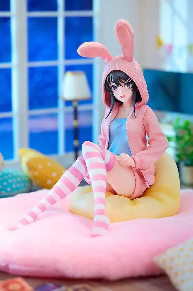 Rascal Does Not Dream of a Knapsack Kid Figurka PVC 1/7 Mai Sakurajima Hoodie Look Rabbit Ears Ver. 18 cm zdjęcie produktu