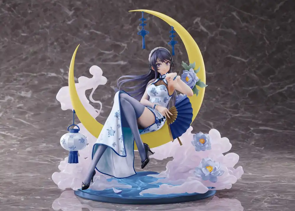 Rascal Does Not Dream of Bunny Girl Senpai PVC Statuetka 1/7 Mai Sakurajima White Mandarin Dress Ver. 25 cm zdjęcie produktu