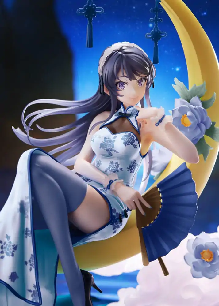 Rascal Does Not Dream of Bunny Girl Senpai PVC Statuetka 1/7 Mai Sakurajima White Mandarin Dress Ver. 25 cm zdjęcie produktu