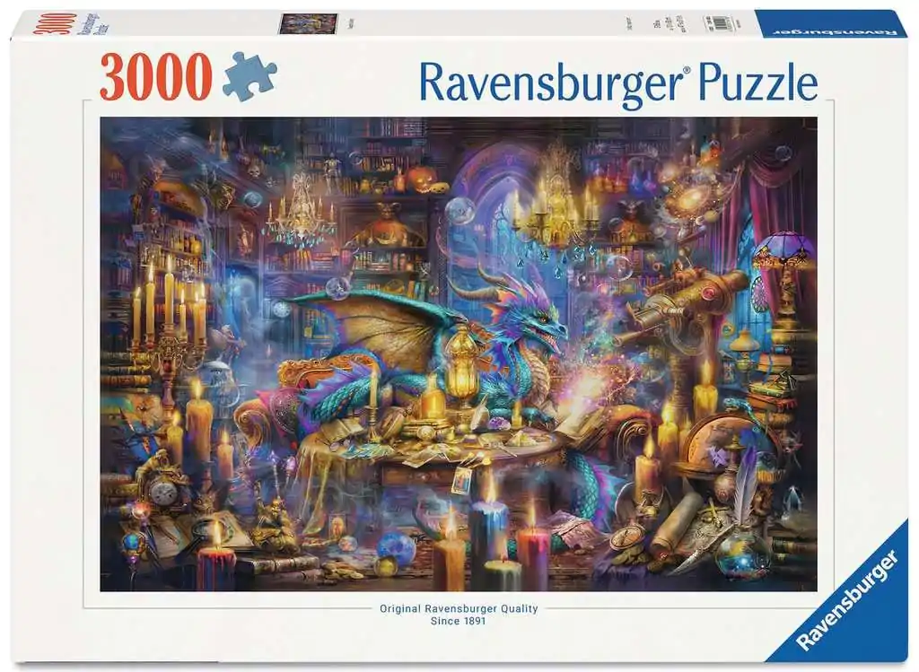 Puzzle Ravensburger Biblioteka Smoków (3000 elementów) zdjęcie produktu