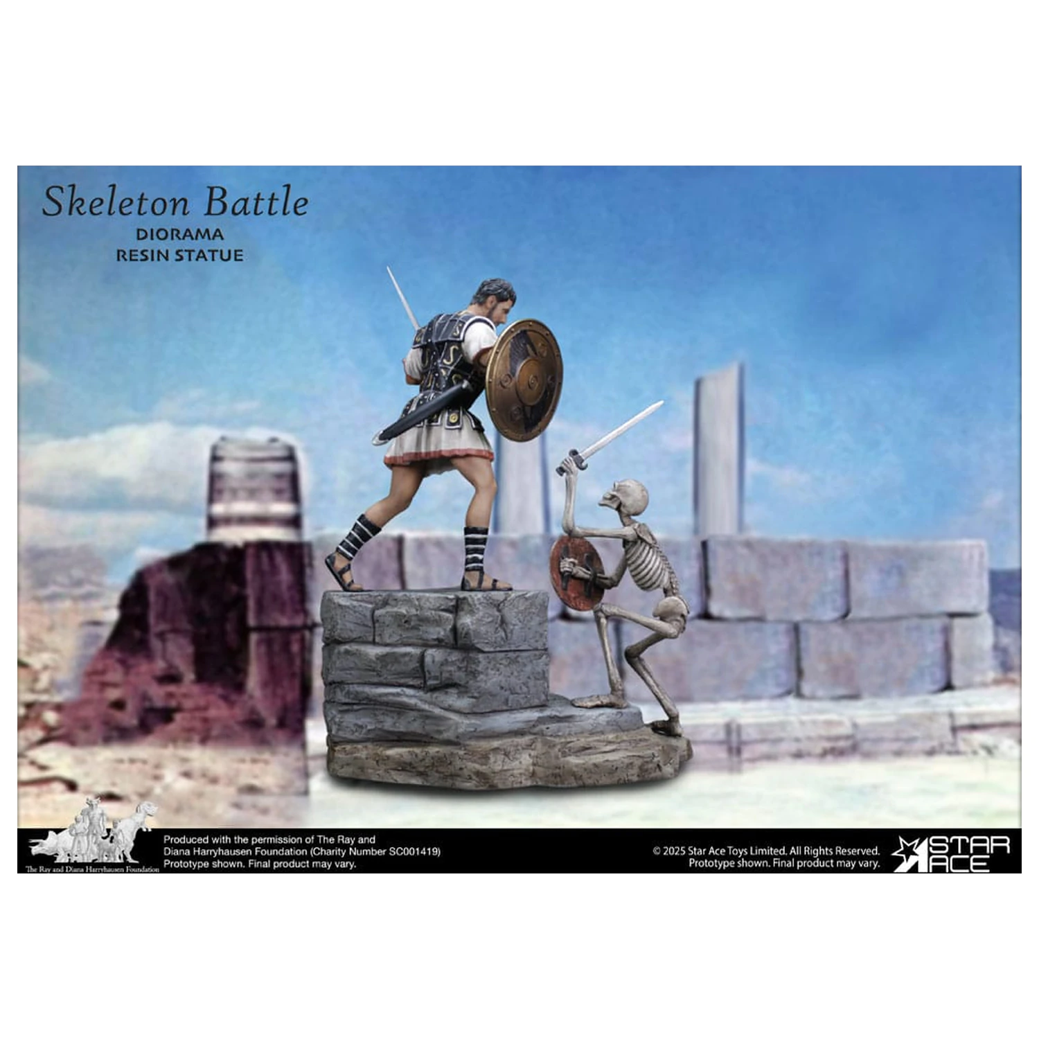 Ray Harryhausen Diorama 1/8 Scena Bitwy Szkieletów 30 cm zdjęcie produktu