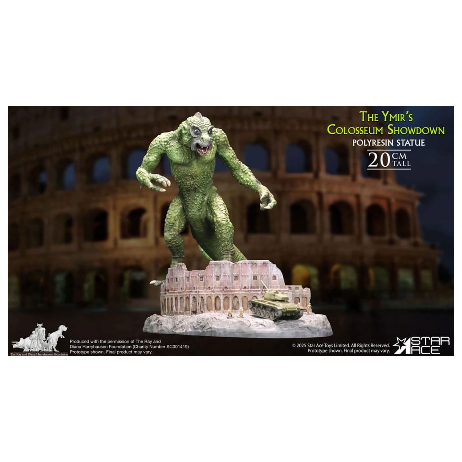 Ray Harryhausen Diorama 1/8 Starcie Ymira na Koloseum 20 cm zdjęcie produktu
