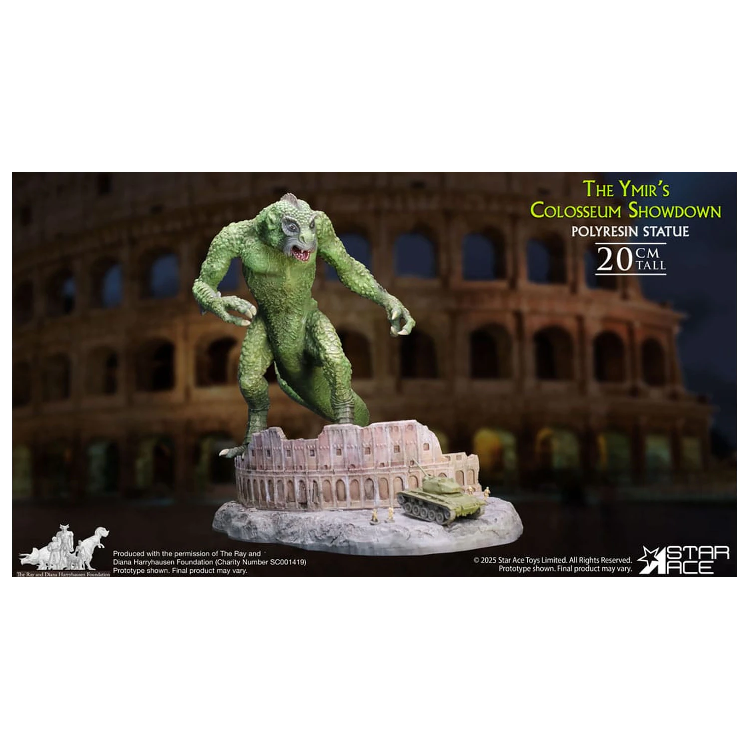 Ray Harryhausen Diorama 1/8 Starcie Ymira na Koloseum 20 cm zdjęcie produktu