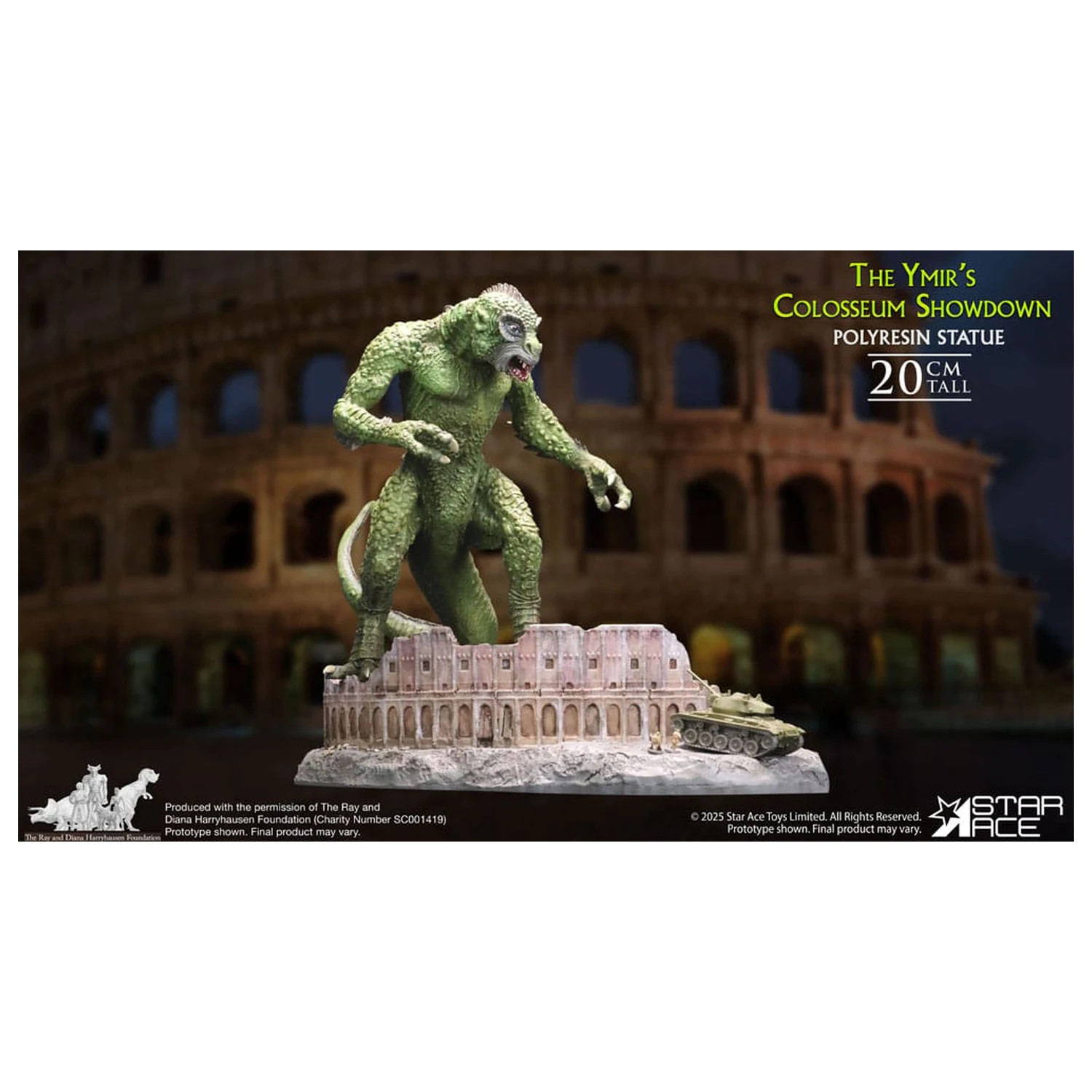 Ray Harryhausen Diorama 1/8 Starcie Ymira na Koloseum 20 cm zdjęcie produktu