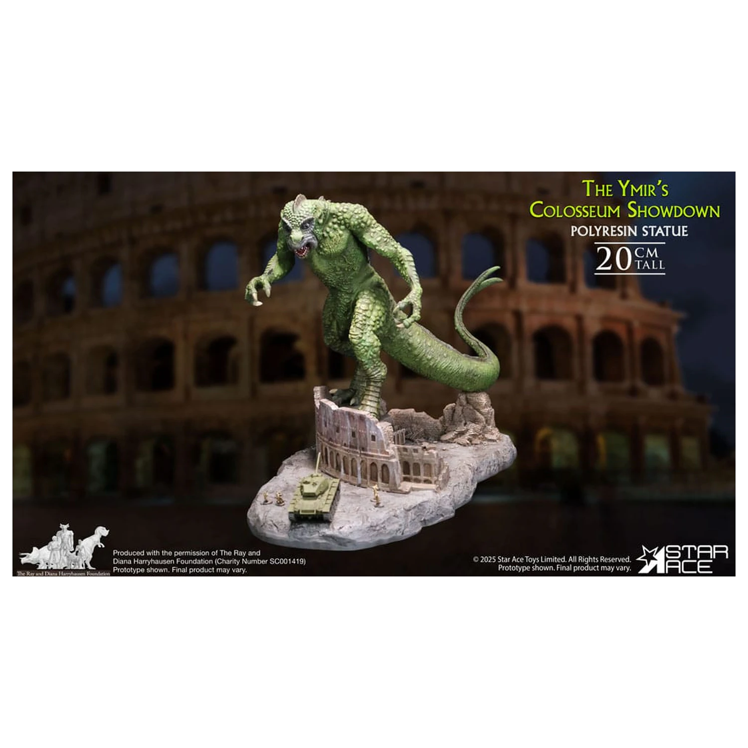 Ray Harryhausen Diorama 1/8 Starcie Ymira na Koloseum 20 cm zdjęcie produktu