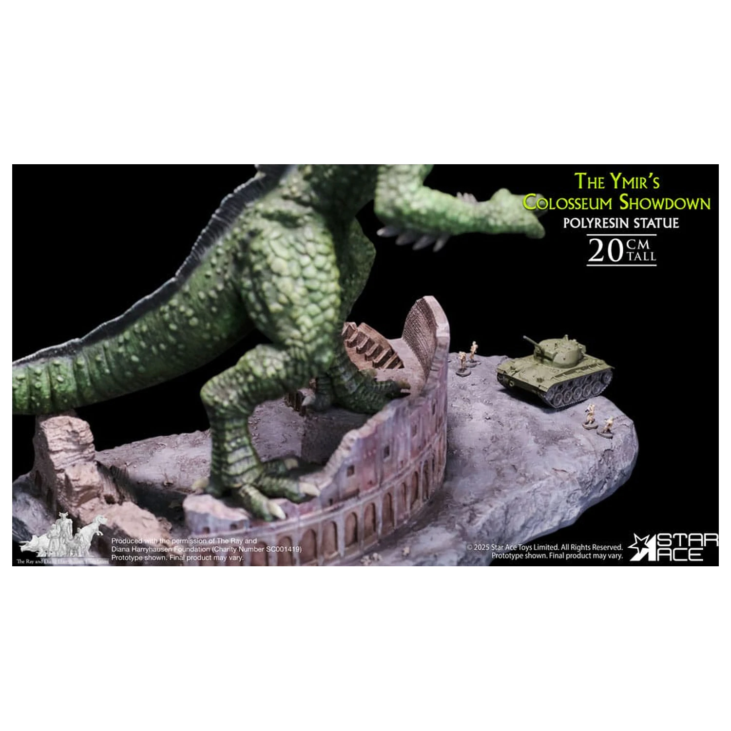 Ray Harryhausen Diorama 1/8 Starcie Ymira na Koloseum 20 cm zdjęcie produktu