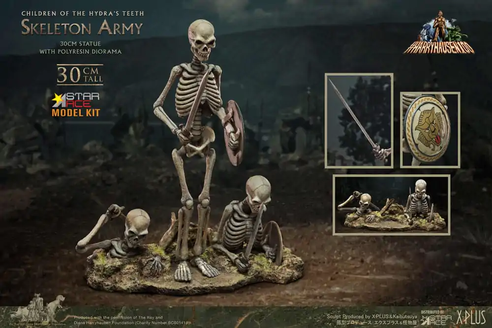 Ray Harryhausen´s Resin Model Kit Children of the Hydra´s Teeth Szkieletowa Armia 30 cm zdjęcie produktu