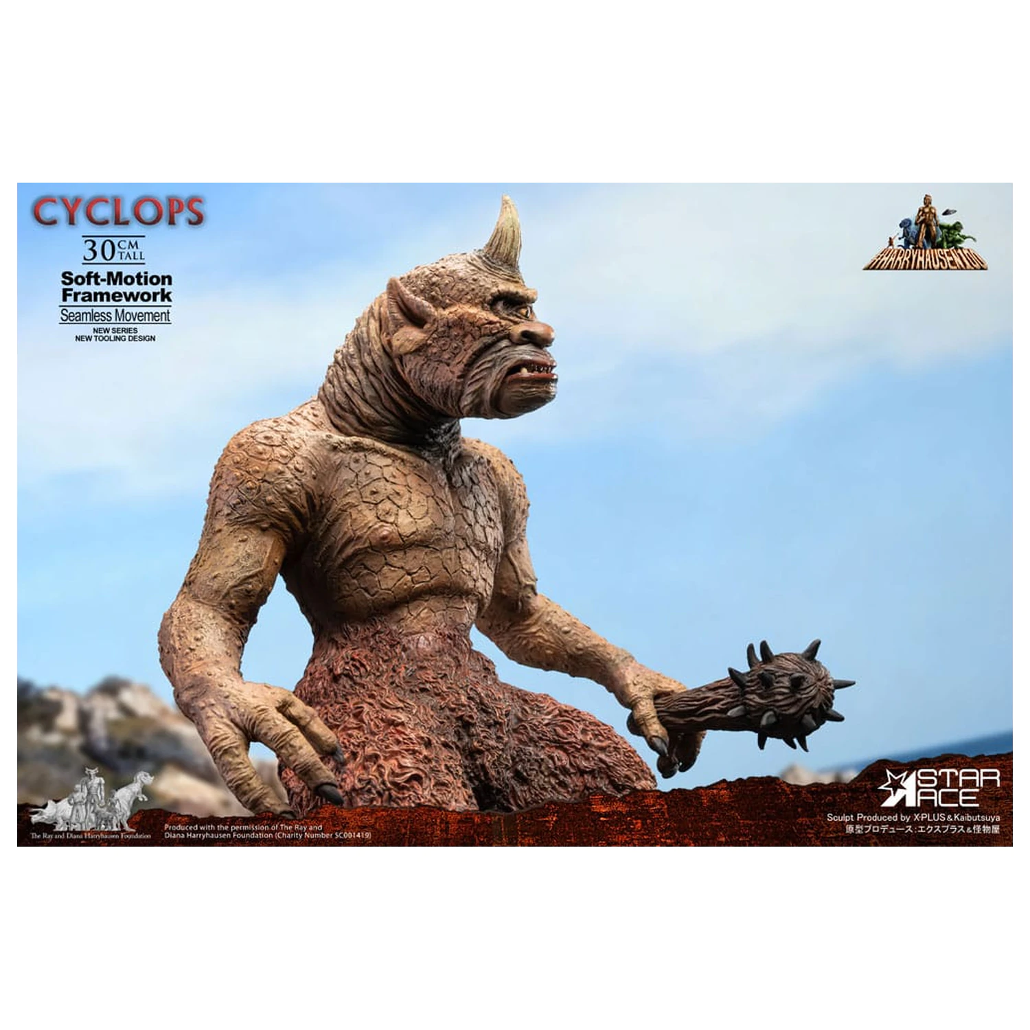 Ray Harryhausen Soft-Motion Series Statua Cyklop 30 cm zdjęcie produktu