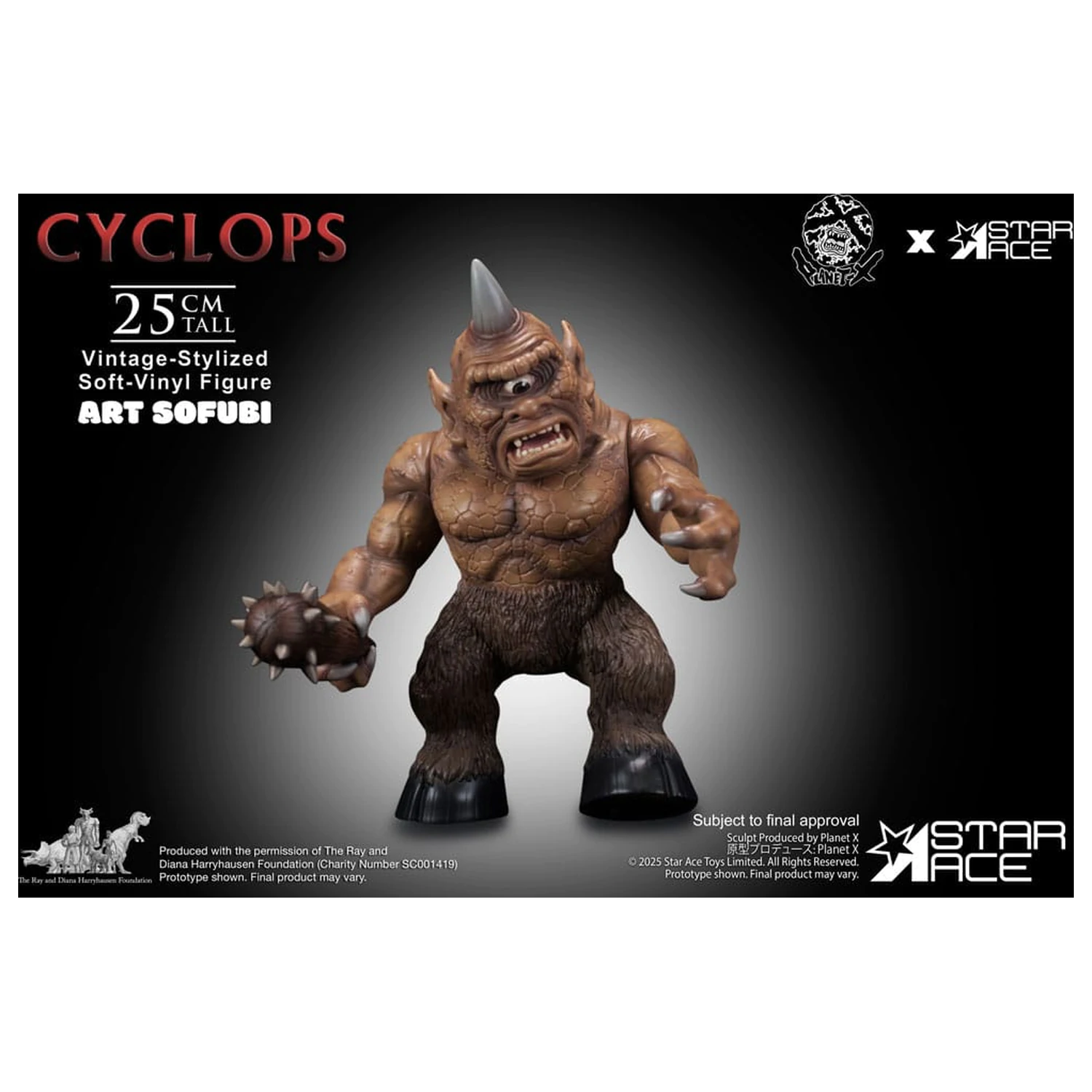 Ray Harryhausen Miękka Figurka Winyl Cyclops (Vintage-Style) 25 cm zdjęcie produktu