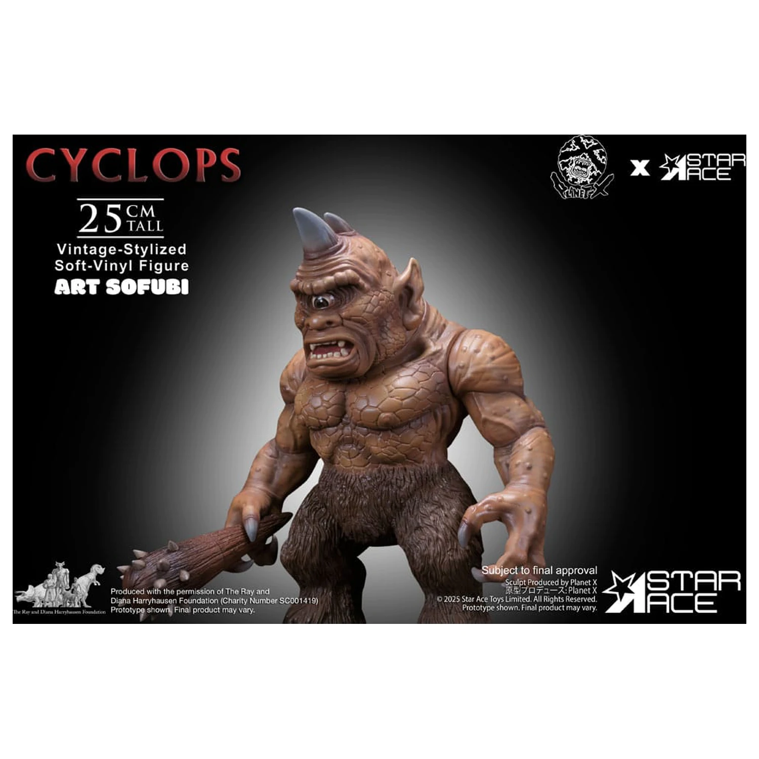Ray Harryhausen Miękka Figurka Winyl Cyclops (Vintage-Style) 25 cm zdjęcie produktu