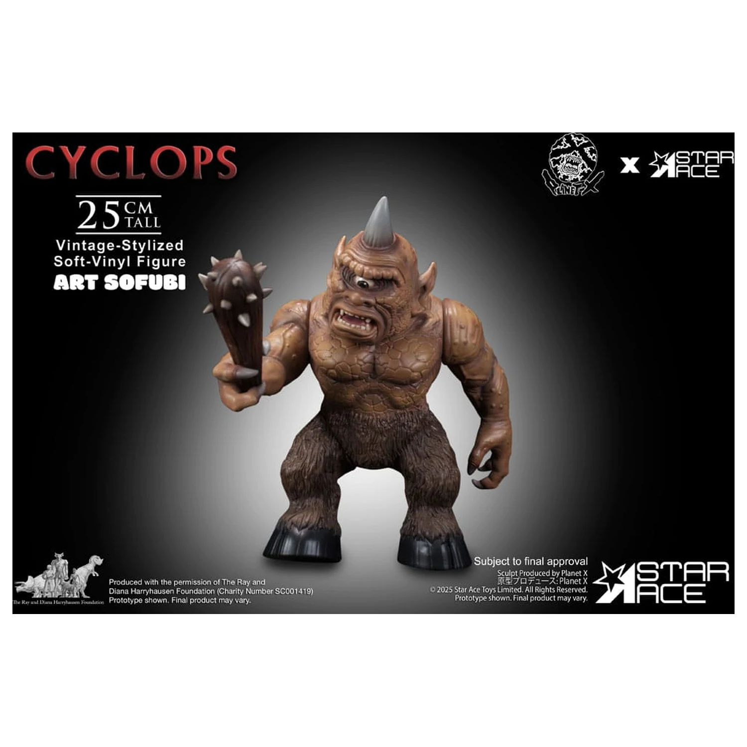 Ray Harryhausen Miękka Figurka Winyl Cyclops (Vintage-Style) 25 cm zdjęcie produktu