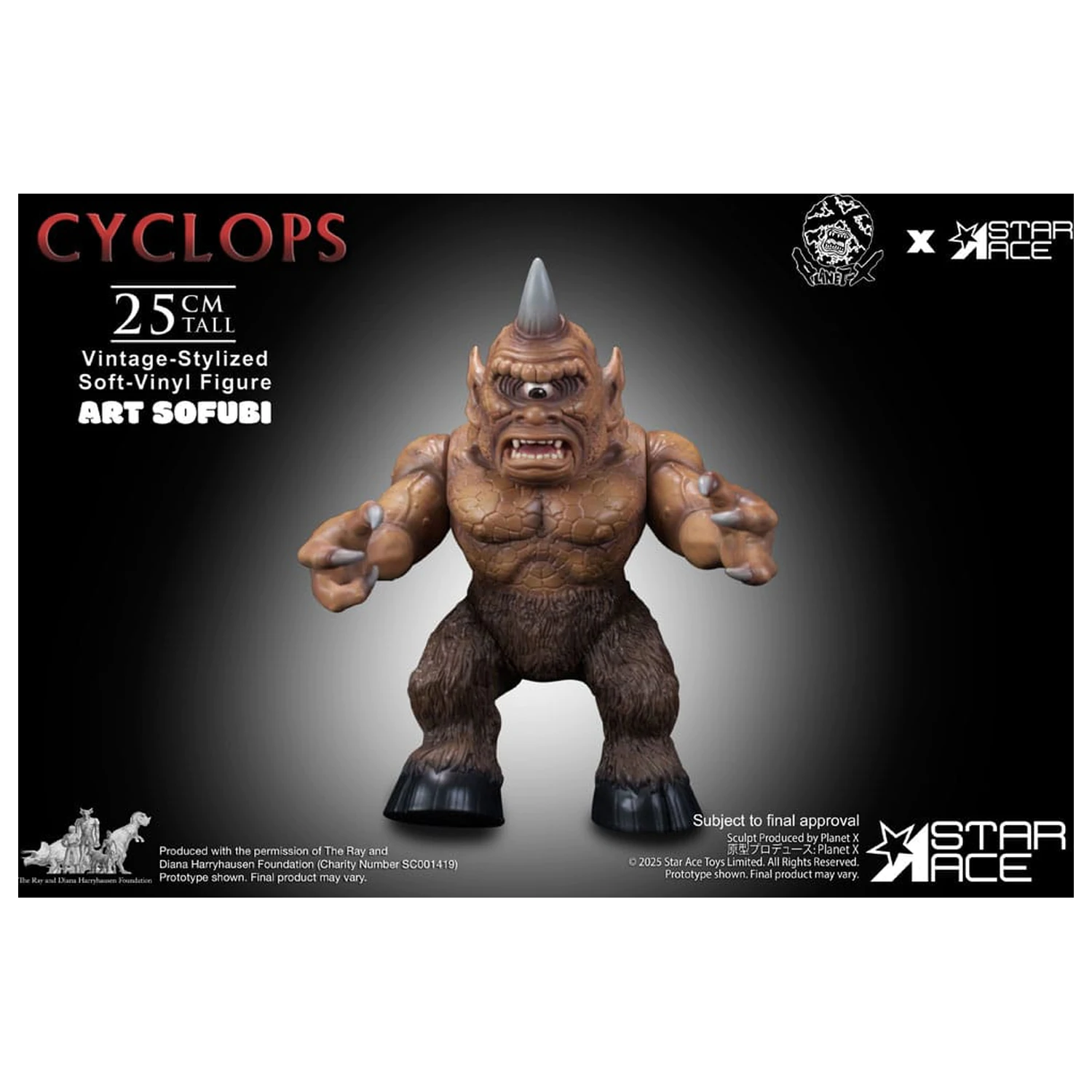 Ray Harryhausen Miękka Figurka Winyl Cyclops (Vintage-Style) 25 cm zdjęcie produktu