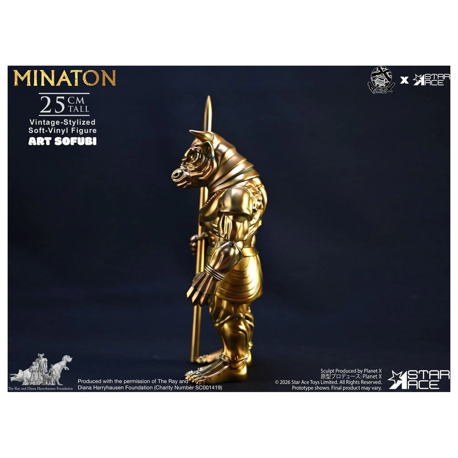 Ray Harryhausen Soft Vinyl Statua Minaton Vintage-Style 25 cm zdjęcie produktu