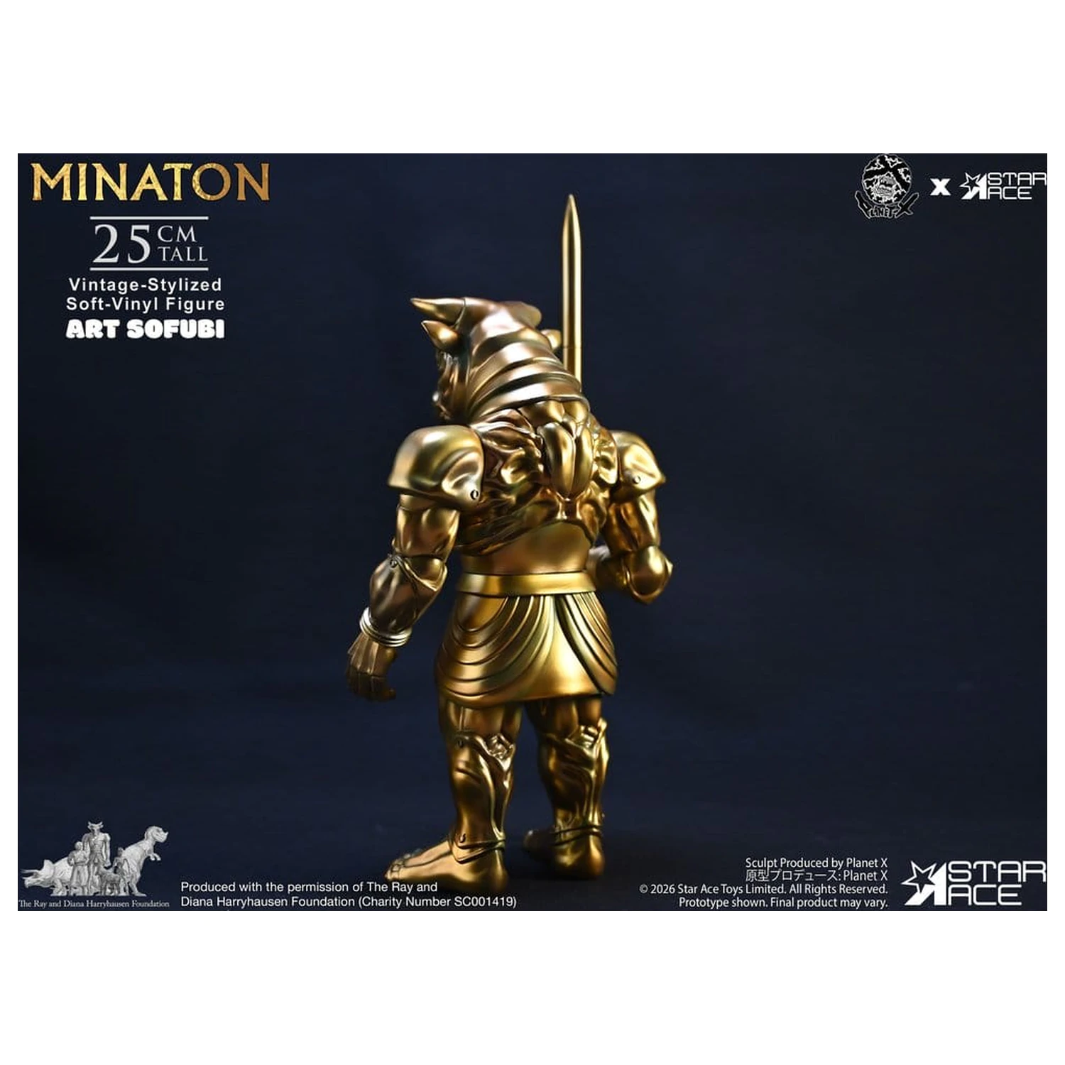 Ray Harryhausen Soft Vinyl Statua Minaton Vintage-Style 25 cm zdjęcie produktu