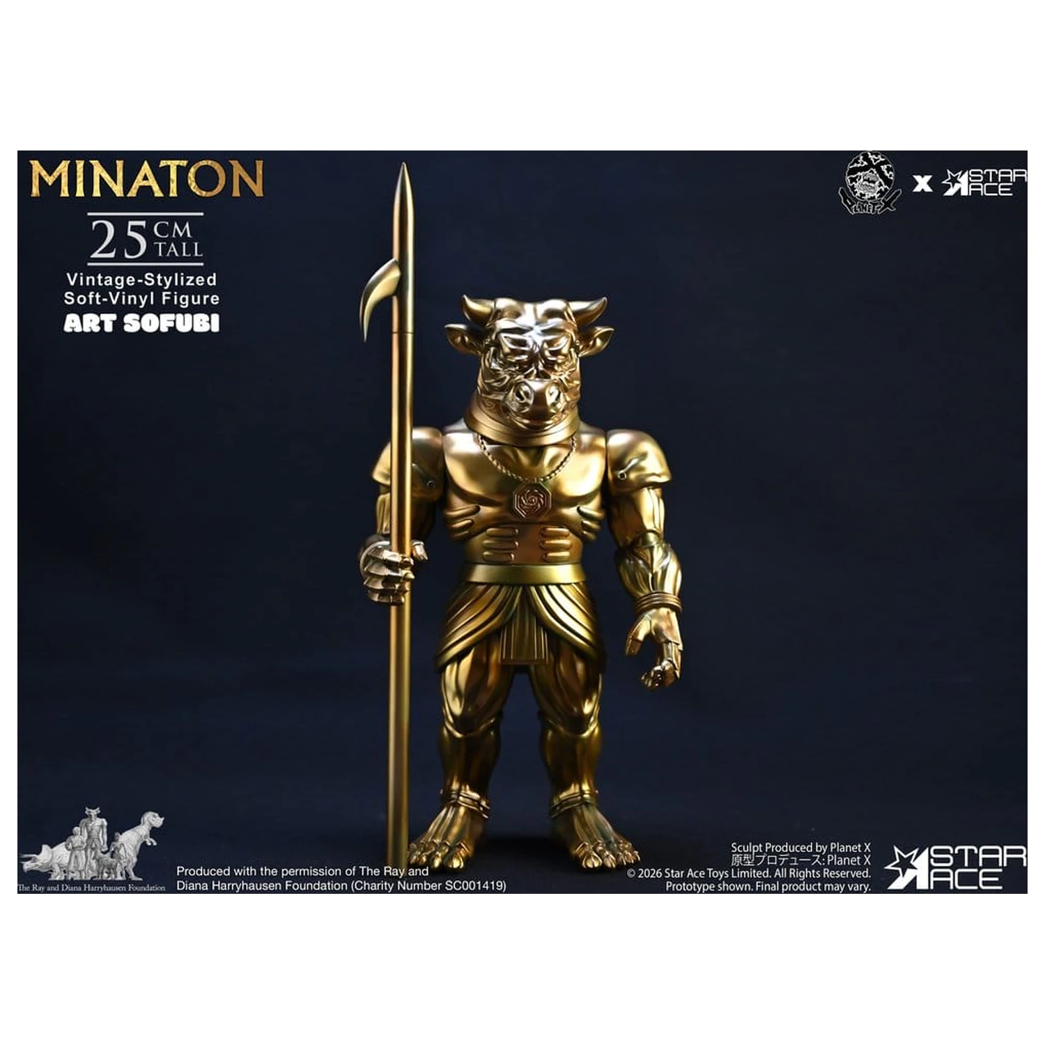 Ray Harryhausen Soft Vinyl Statua Minaton Vintage-Style 25 cm zdjęcie produktu