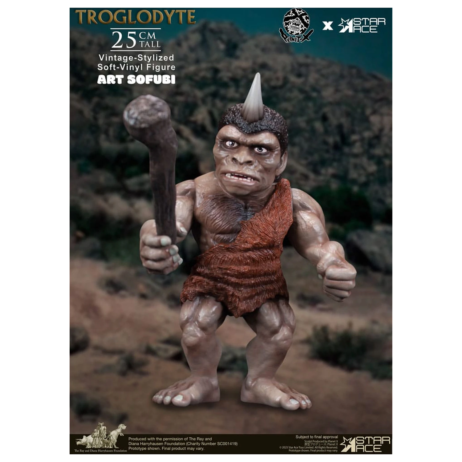 Ray Harryhausen Soft Vinyl Statue Troglodyte (Vintage-Style) 25 cm zdjęcie produktu