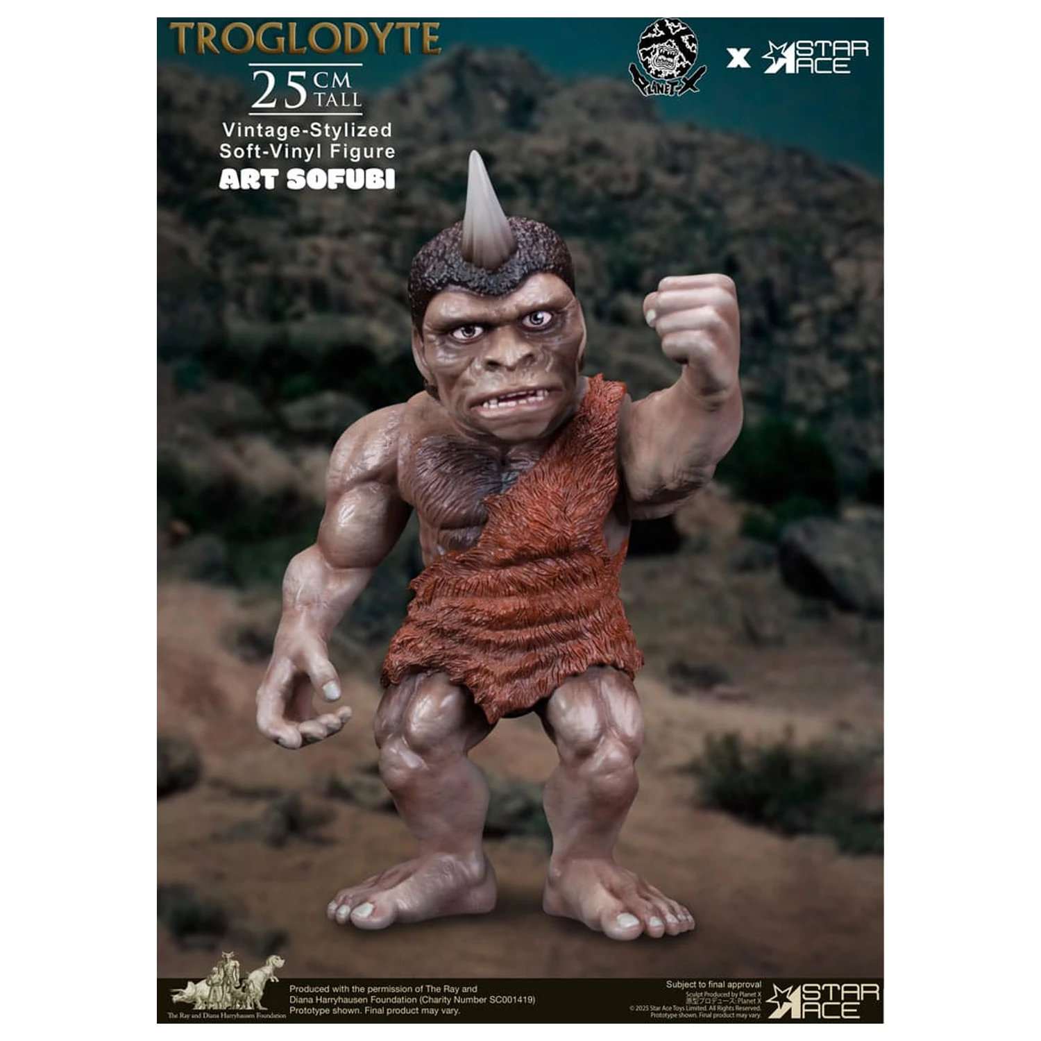 Ray Harryhausen Soft Vinyl Statue Troglodyte (Vintage-Style) 25 cm zdjęcie produktu