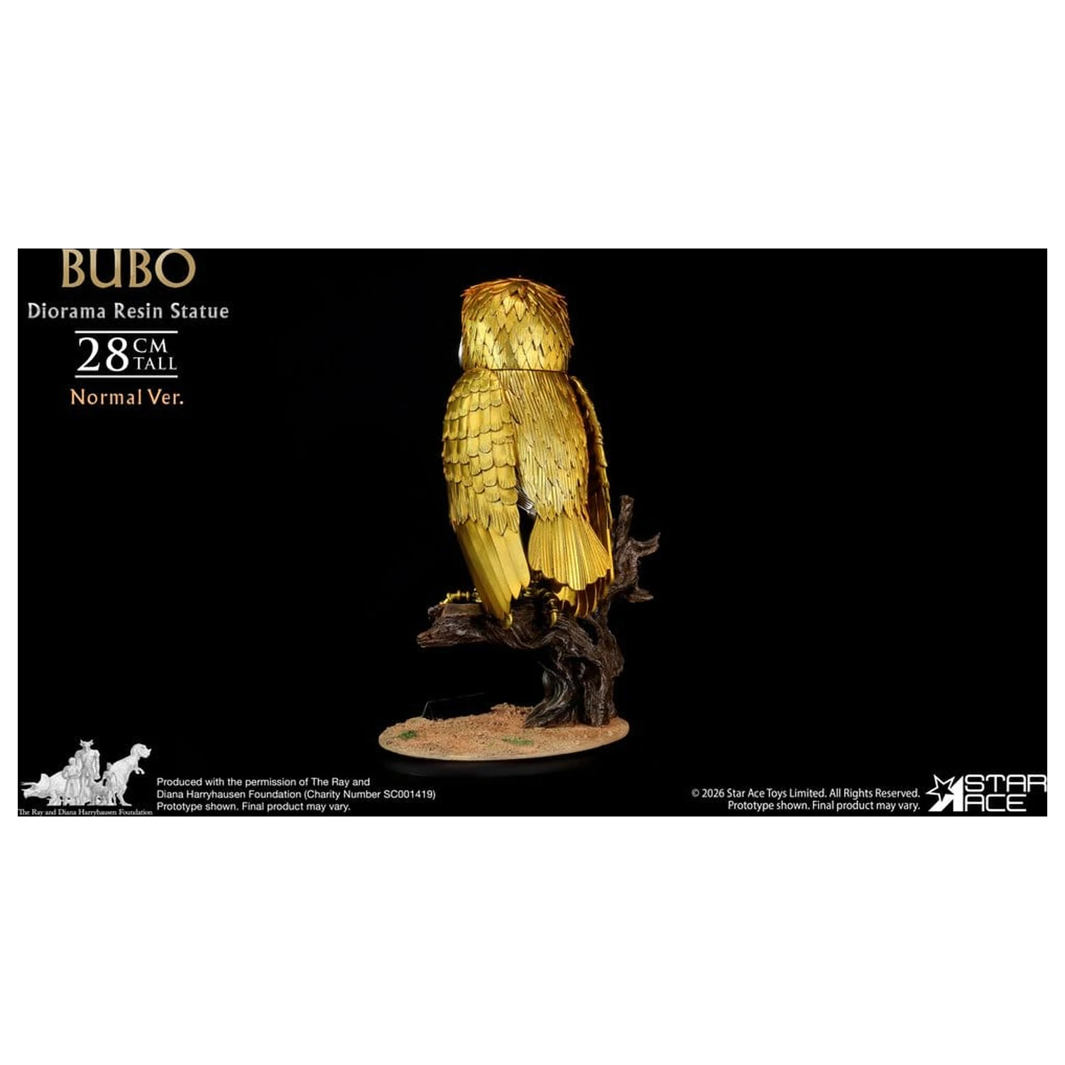 Ray Harryhausens Diorama Resin Statua Bubo Normal Ver. 28 cm zdjęcie produktu