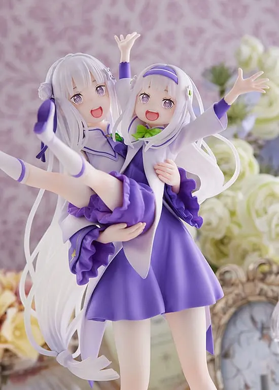 Re:Zero Starting Life in Another World Figurka PVC 1/7 Emilia & Childhood Emilia 24 cm zdjęcie produktu