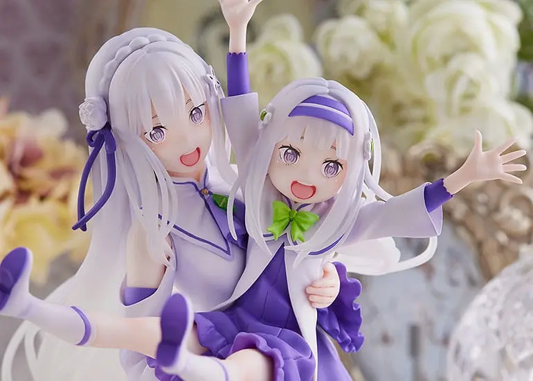 Re:Zero Starting Life in Another World Figurka PVC 1/7 Emilia & Childhood Emilia 24 cm zdjęcie produktu