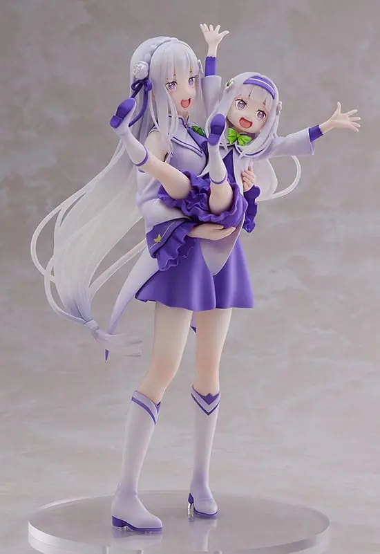 Re:Zero Starting Life in Another World Figurka PVC 1/7 Emilia & Childhood Emilia 24 cm zdjęcie produktu