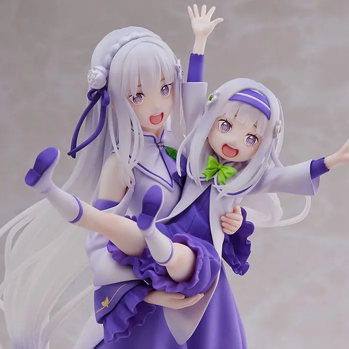 Re:Zero Starting Life in Another World Figurka PVC 1/7 Emilia & Childhood Emilia 24 cm zdjęcie produktu