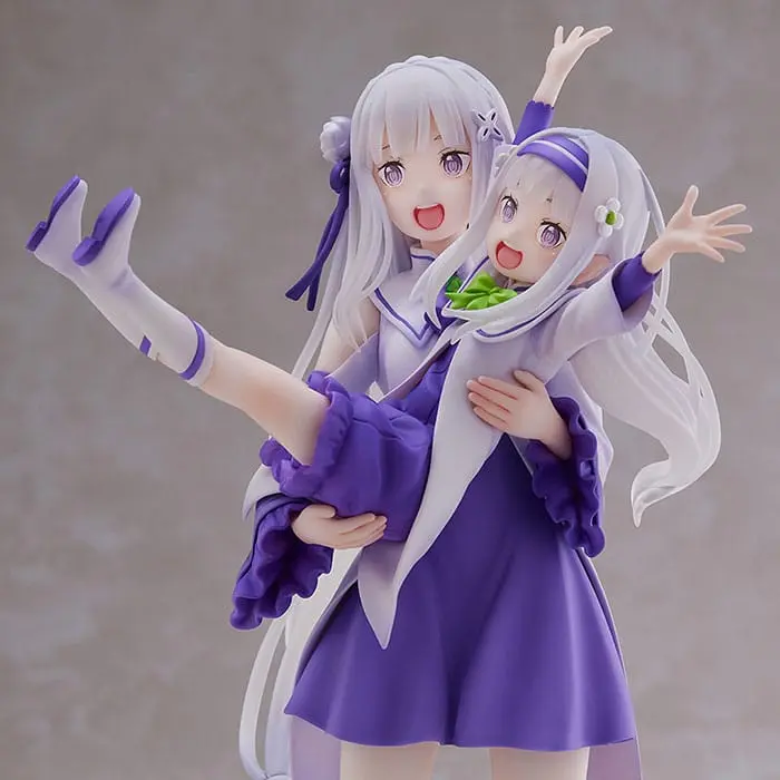 Re:Zero Starting Life in Another World Figurka PVC 1/7 Emilia & Childhood Emilia 24 cm zdjęcie produktu