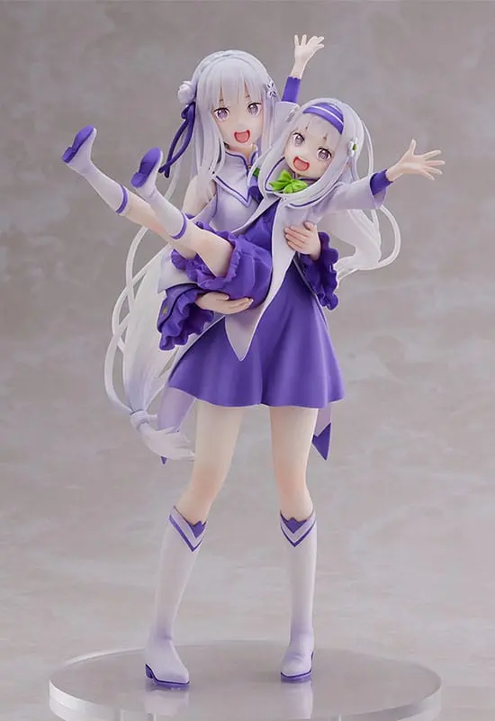 Re:Zero Starting Life in Another World Figurka PVC 1/7 Emilia & Childhood Emilia 24 cm zdjęcie produktu