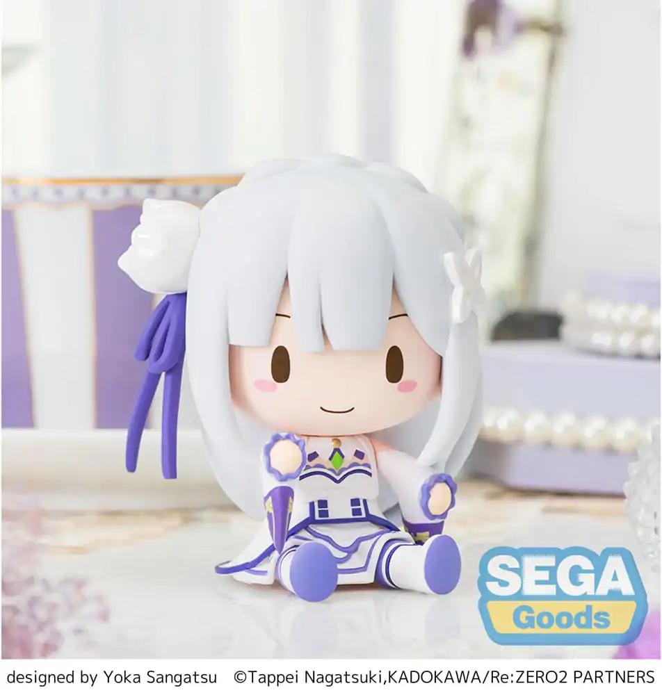 Re:Zero Starting Life in Another World Fuwa Petit Chibi Figurka Emilia 8 cm zdjęcie produktu