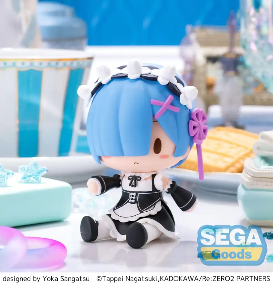 Re:Zero Starting Life in Another World Fuwa Petit Chibi Figurka Rem 8 cm zdjęcie produktu