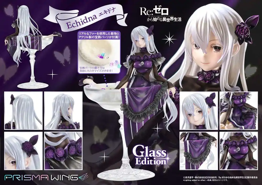 Re:ZERO Starting Life in Another World Prisma Wing Statuetka PVC 1/7 Echidna Glass Edition 24 cm zdjęcie produktu