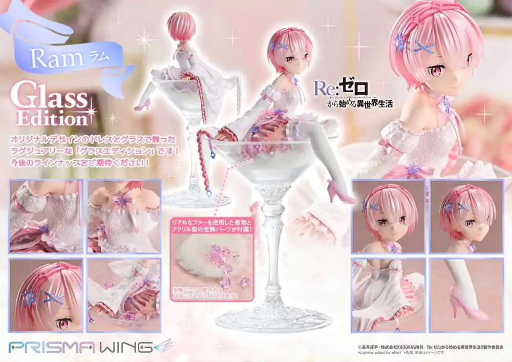 Re:ZERO Starting Life in Another World Prisma Wing Statua PVC 1/7 Ram Glass Edition 24 cm zdjęcie produktu