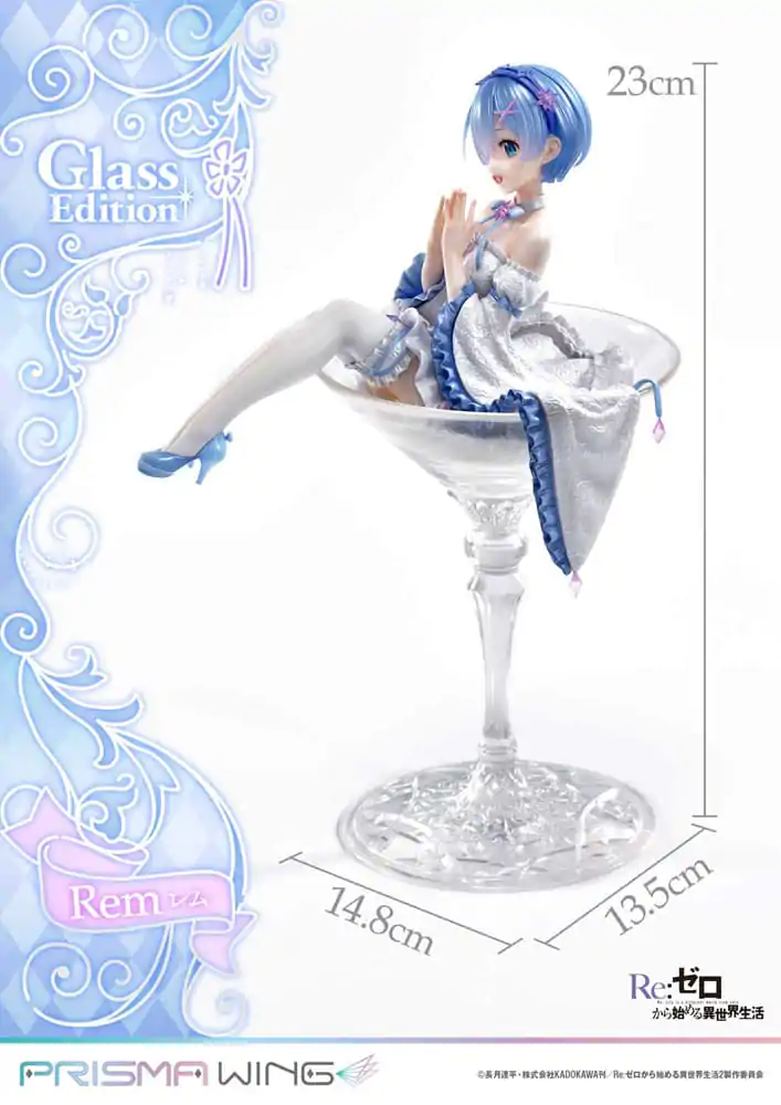 Re:Zero - Starting Life in Another World Prisma Wing Statua PVC 1/7 Rem Glass Edition 23 cm zdjęcie produktu