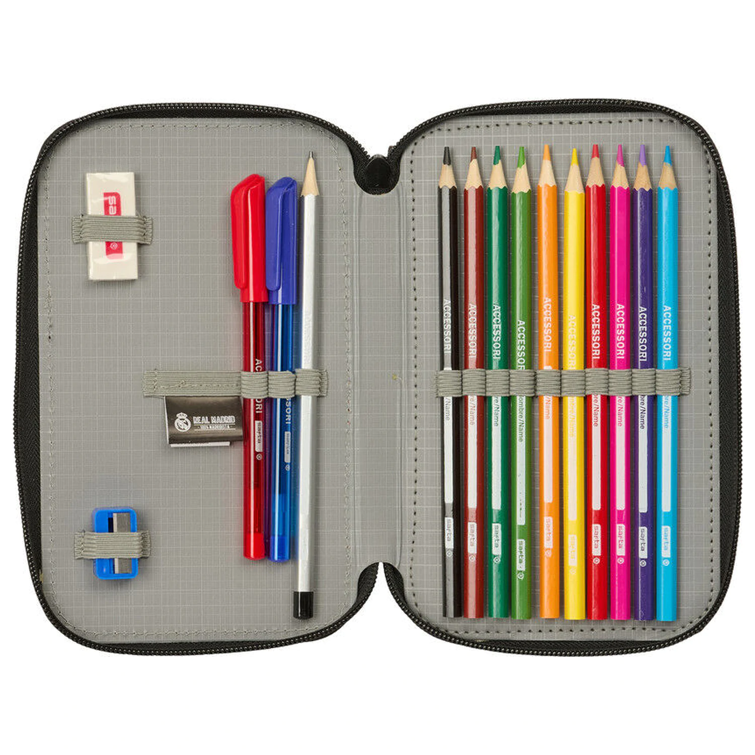 Real Madrid 26/27 podwójny piórnik 29 sztuk zdjęcie produktu