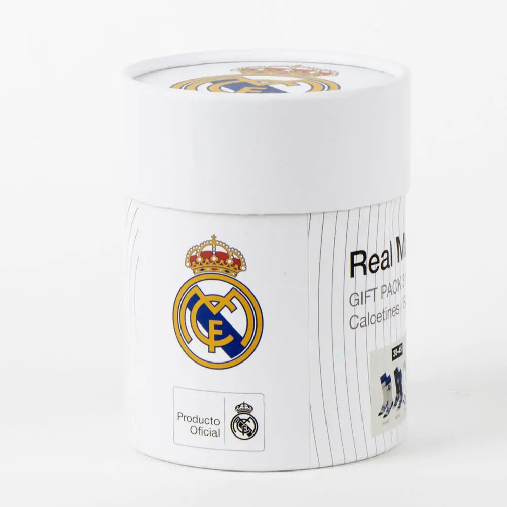 Real Madrid pack 3 pary skarpetek dla dorosłych zdjęcie produktu