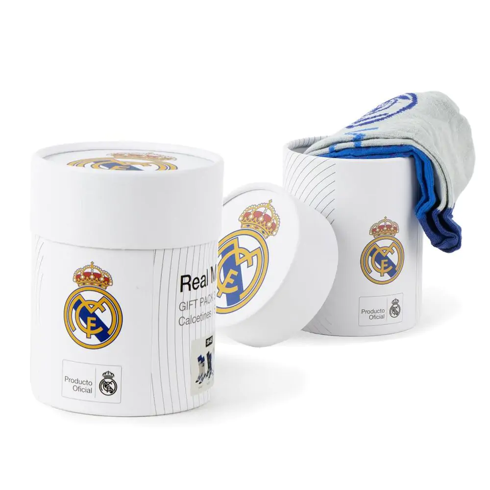 Real Madrid pack 3 pary skarpetek dla dorosłych zdjęcie produktu