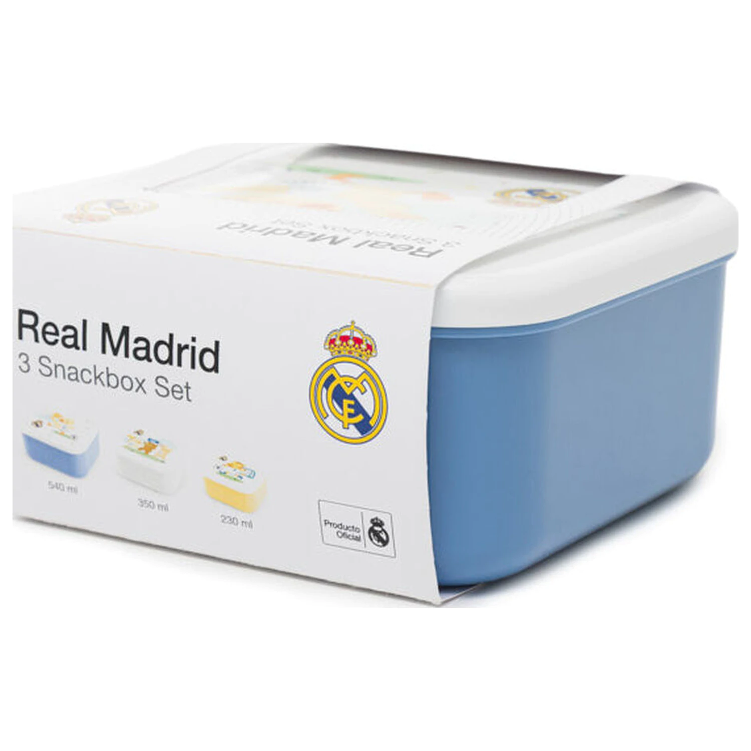 Real Madrid zestaw 3 pojemników śniadaniowych zdjęcie produktu