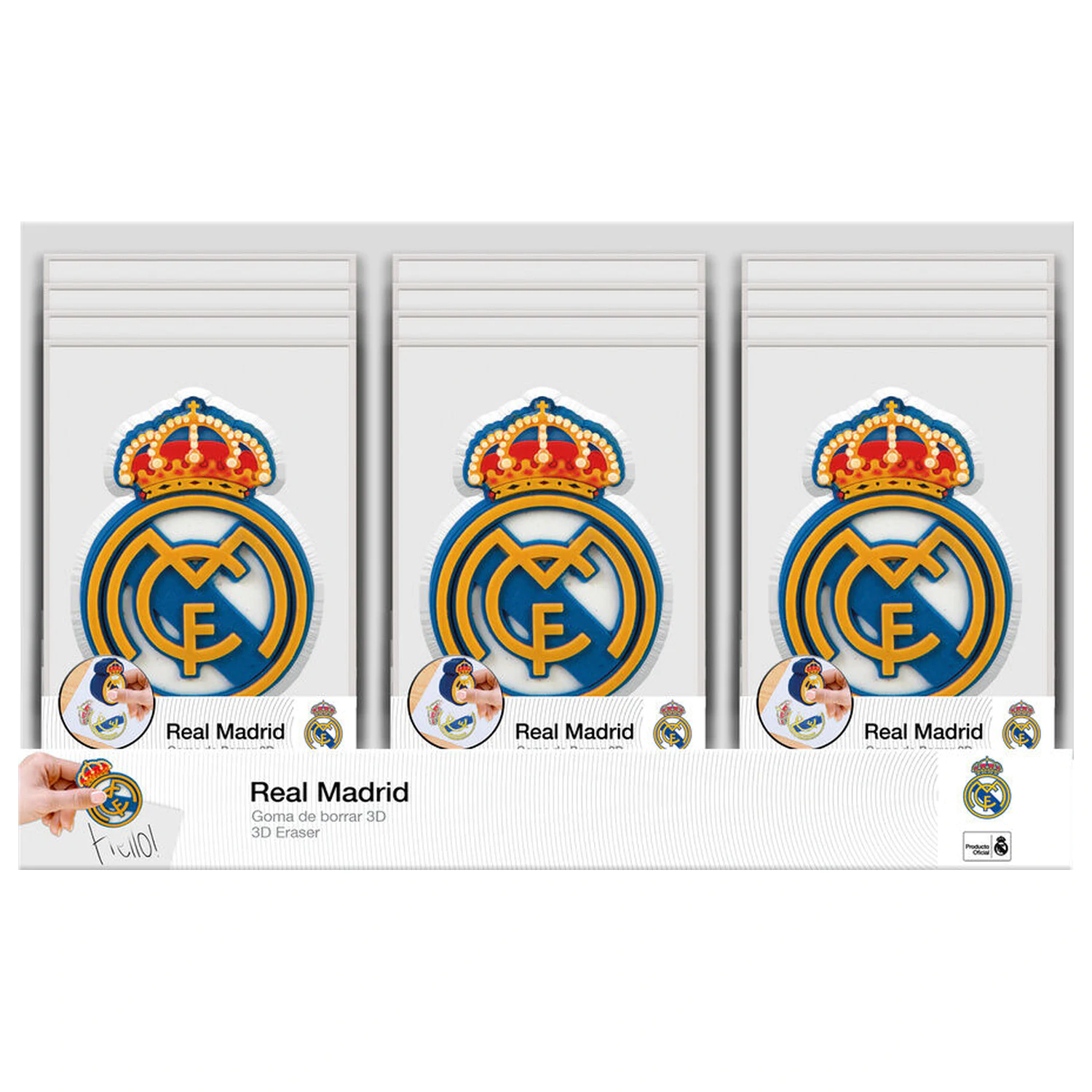 Real Madrid gumka 3D zdjęcie produktu